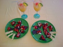 Salsa and Tropical Drinks for kids